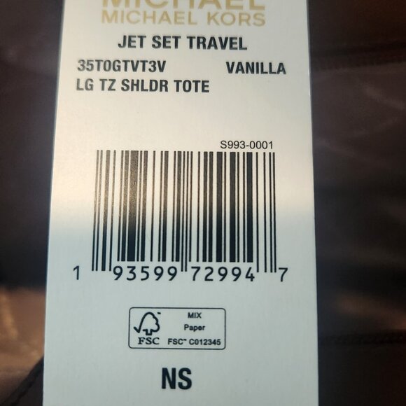 Michael Kors Jet Set Large Logo Tote Bag - Picture 3 of 3